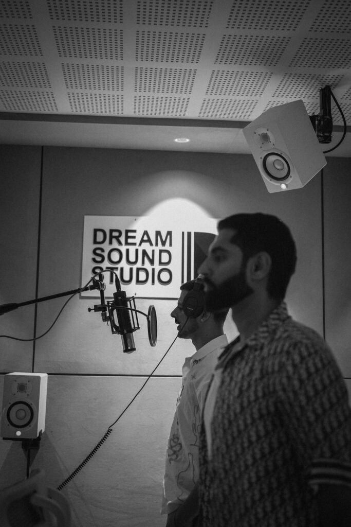 Parmish Verma and Laddi Chahal | Dubbing Session for the Title Track of "Shera"